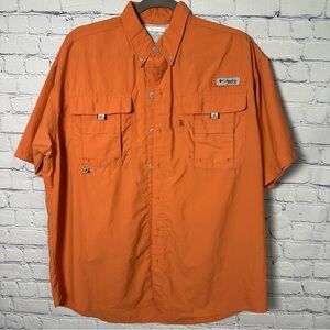 Columbia Men's Vibrant Orange Casual Shirt